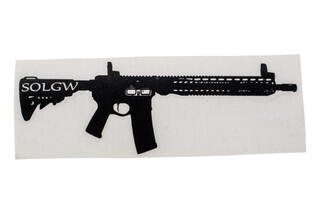 Sons Of Liberty Gun Works M4-SDI Rifle Sticker with black design